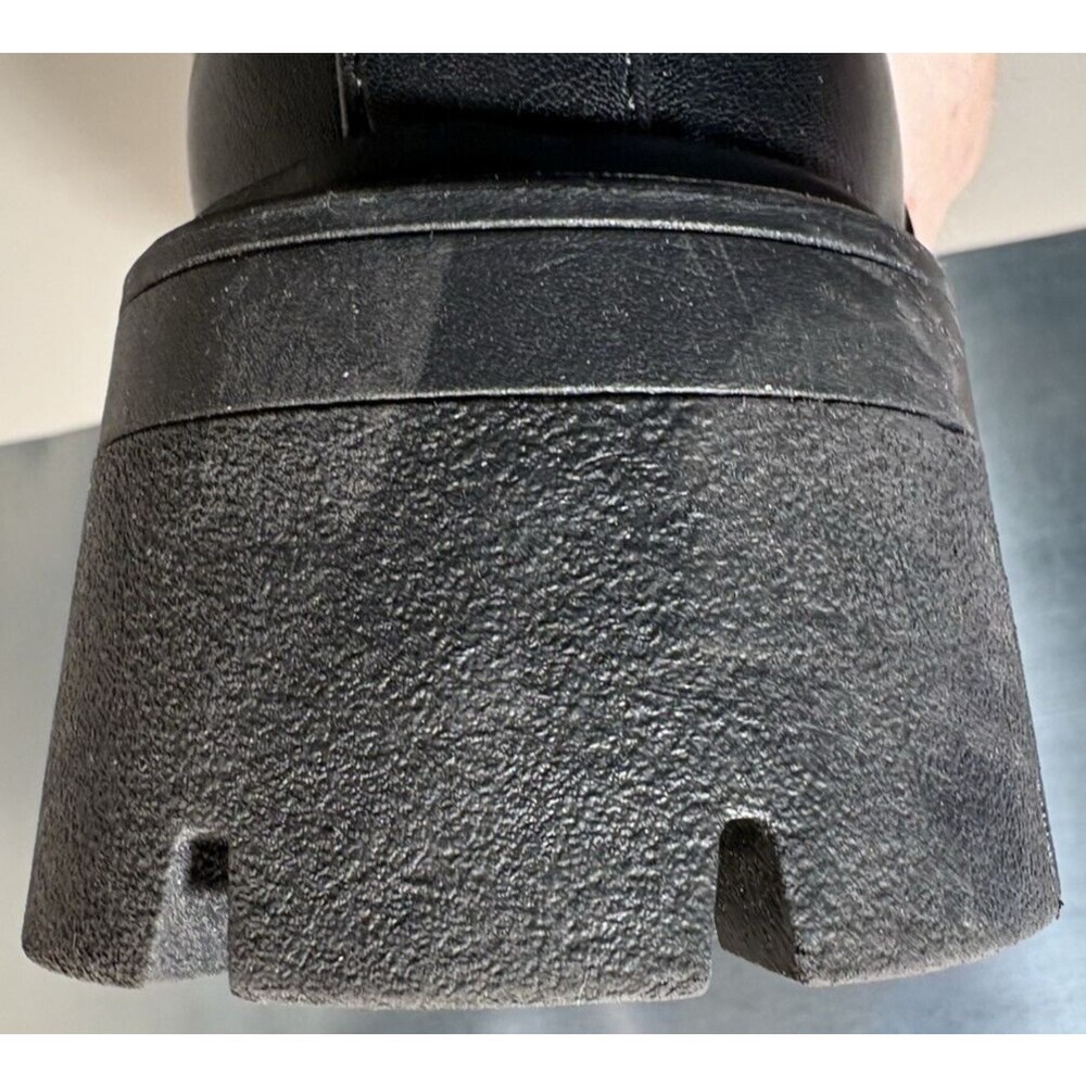 Azalea Wang Quintessence Colorblocked Chunky Lug Sole Heeled Boots 7.5 - Picture 8 of 16